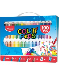 Комплект за рисуване Color Peps - 100 части 